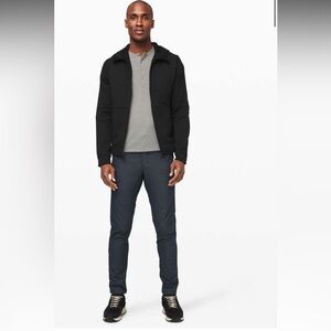 $128 Lululemon City Sweat Zip Hoodie black sweatshirt black logo pullover